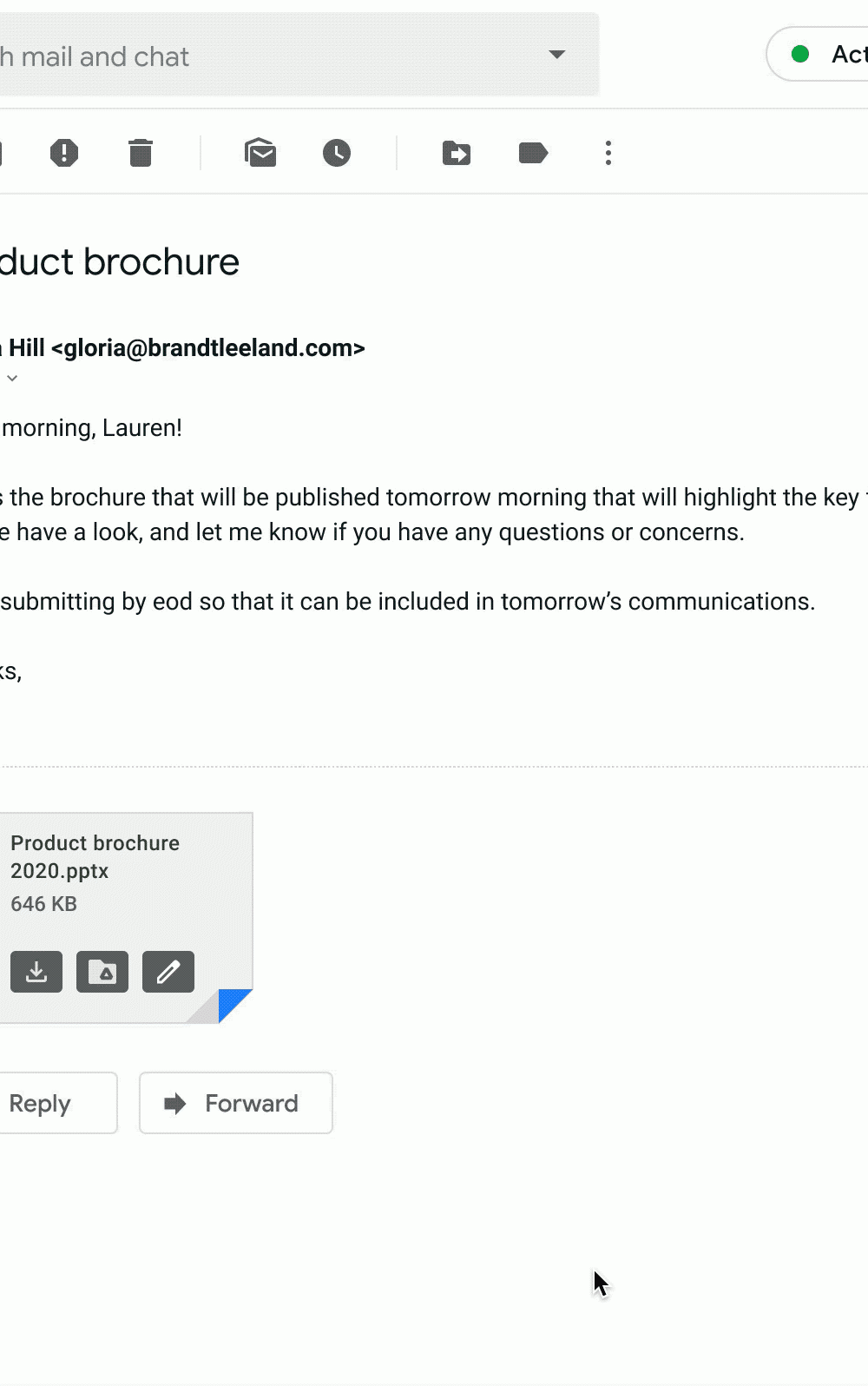 Gmail workspace fornote